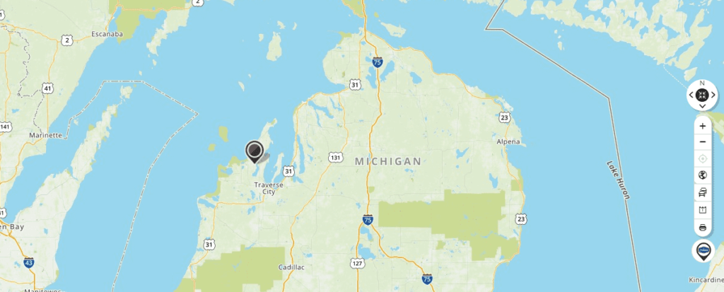 Mapquest Map of Michigan and Driving directions