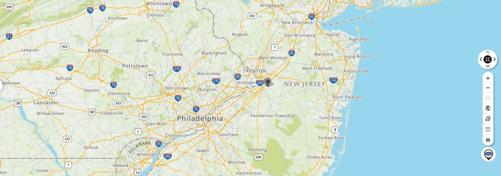 Mapquest Map of New Jersey and Driving directions