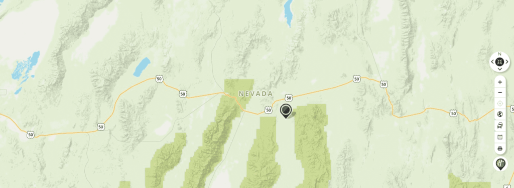 Mapquest Map of Nevada and Driving directions