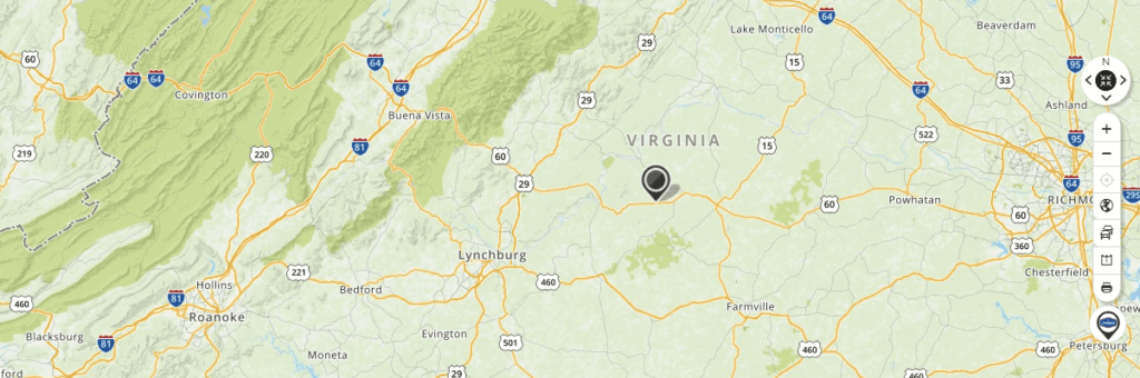 Mapquest Map of Virginia and Driving directions