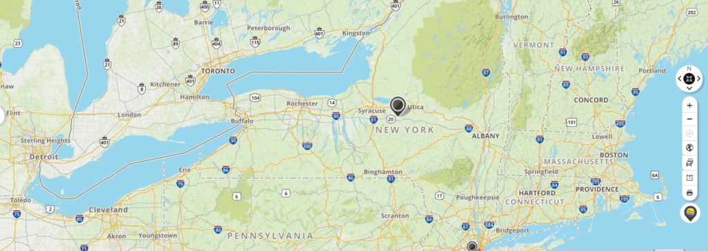 Mapquest Map of New York and Driving directions