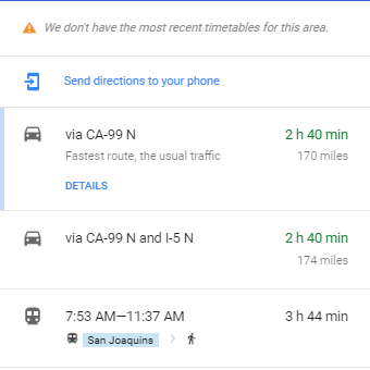 google maps driving directions route planner menu
