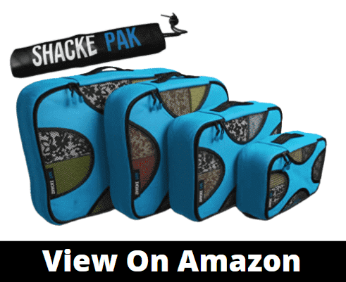 Shacke Pak 5 Set Packing Cubes comes in different colors