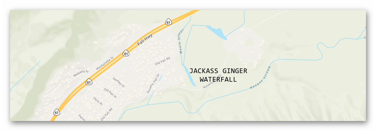 jackass ginger waterfall oahu hawaii