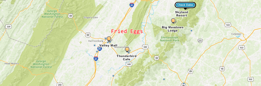 Fried Eggs Luray Caverns