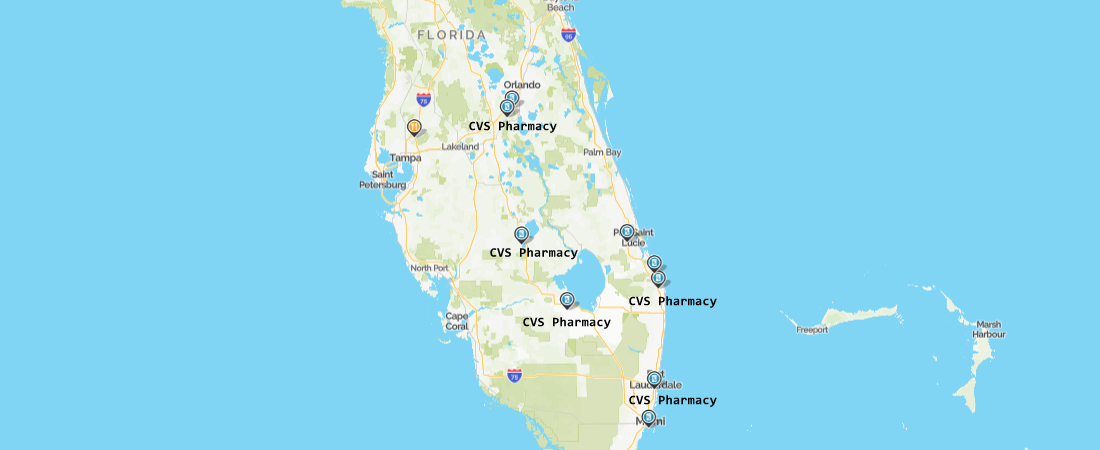 where CVS stores are located
