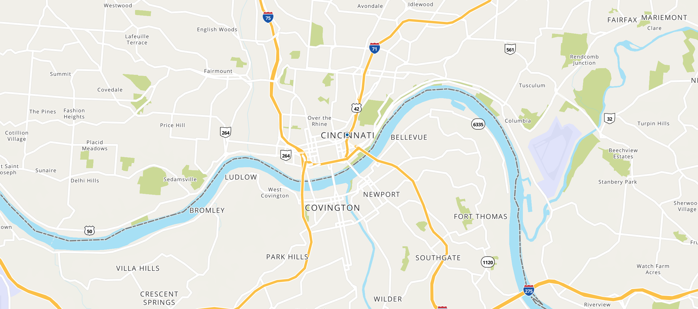 Mapquest Cincinnati