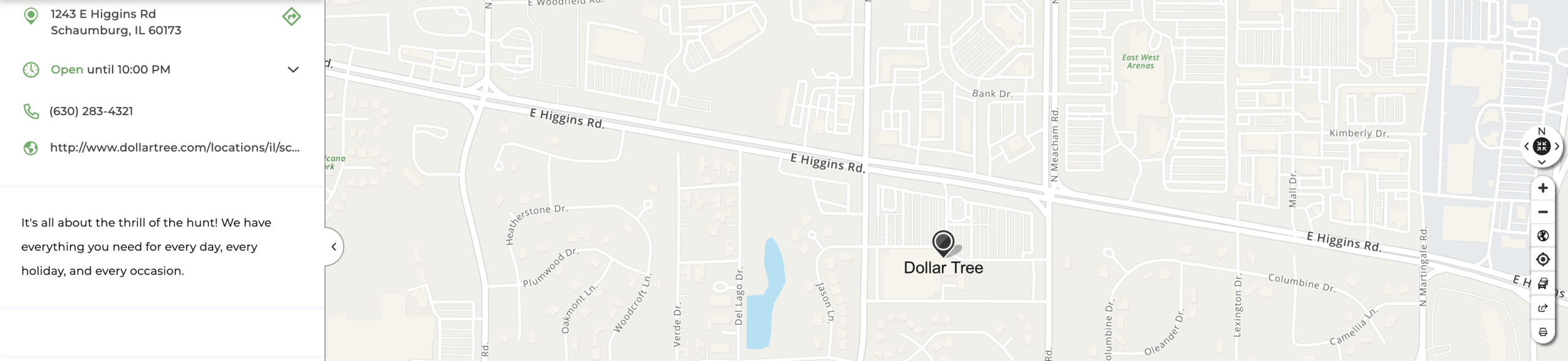 where dollar tree stores are located